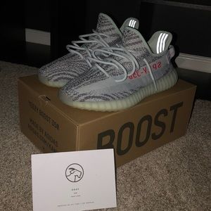 Yeezy 350 V2, Blue Tint